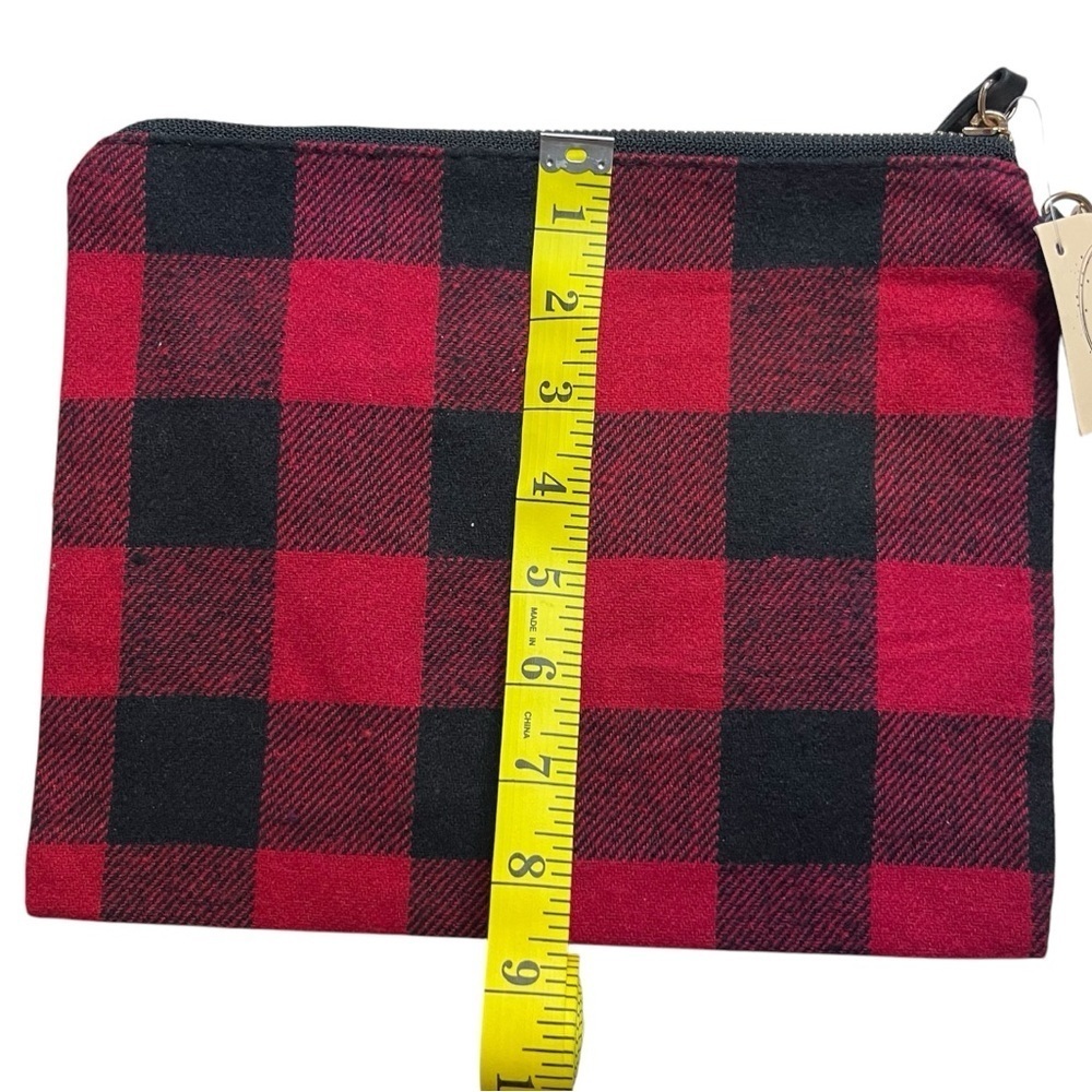 L.I.B New York Buffalo Plaid Clutch - Picture 5 of 8